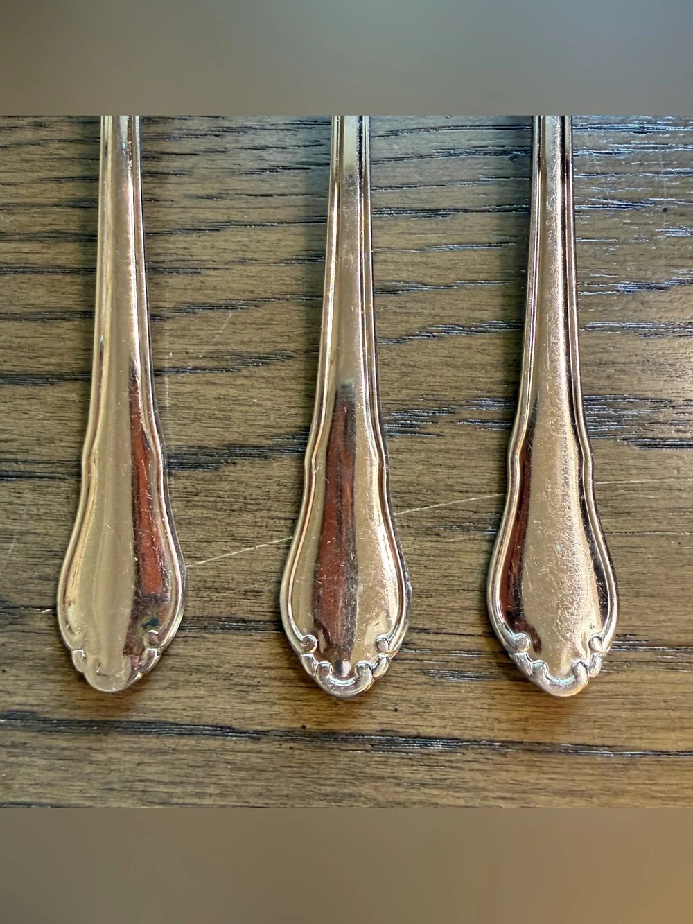 Hampton Silversmiths SHELBY Stainless Flatware Serving Spoons And Meat Fork Set
